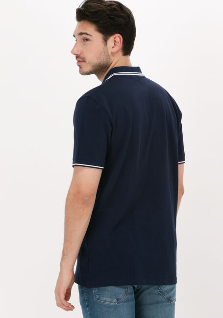 Blaue SELECTED HOMME Polo-Shirt SLHAZE SPORT SS POLO W - large