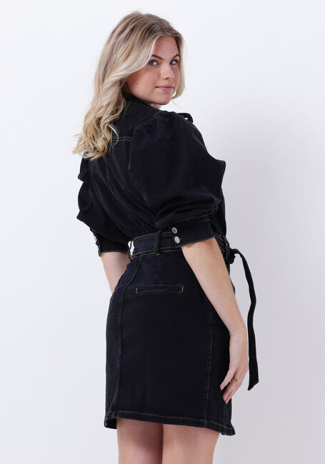 Schwarze FREEBIRD Minikleid EVONY DRESS DENIM - large