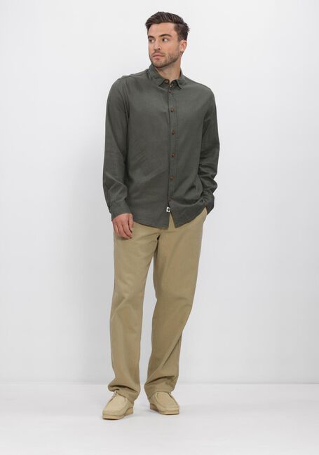 Gr&uuml;ne ANERKJENDT Casual-Oberhemd AKLEIF COT/LINEN/VIS L/S SHIRT - large