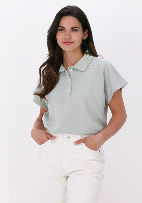 Grüne ANOTHER LABEL Polo-Shirt ISMENE T-SHIRT - large