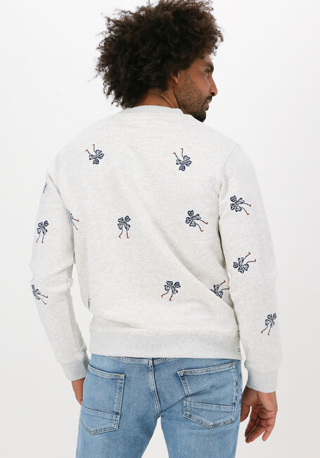 Hellgrau SCOTCH & SODA Sweatshirt EMBROIDERED CREW-NECK SWEATSHI - large