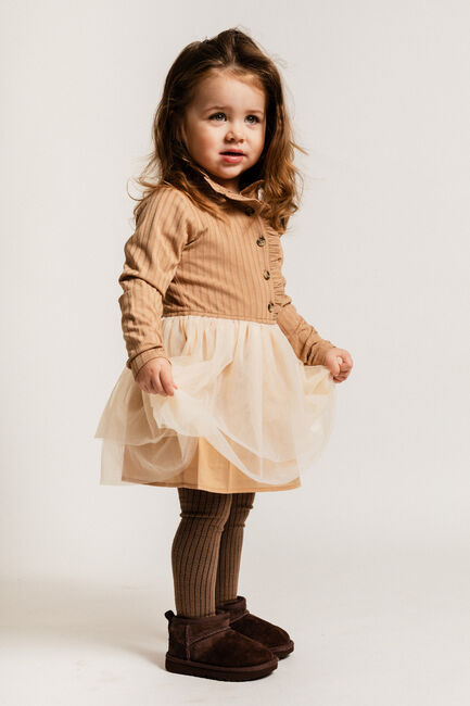 Beige BAJE STUDIO Minikleid MARLY - large