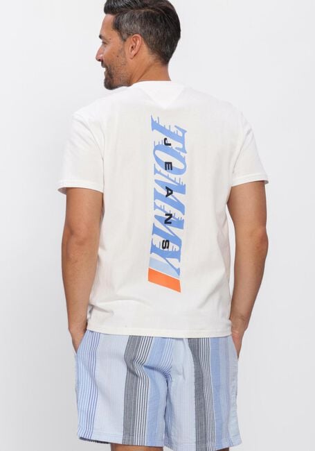 Wei&szlig;e TOMMY JEANS T-shirt TJM REG VINTAGE LA BCK SS T EXT - large