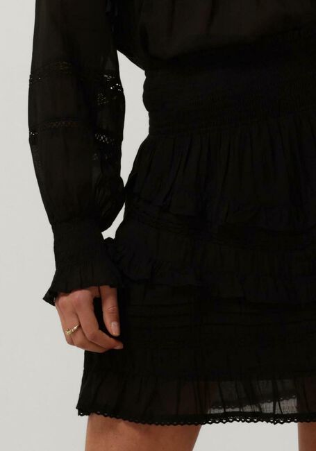 Schwarze NEO NOIR Minirock DONNA S VOILE SKIRT - large