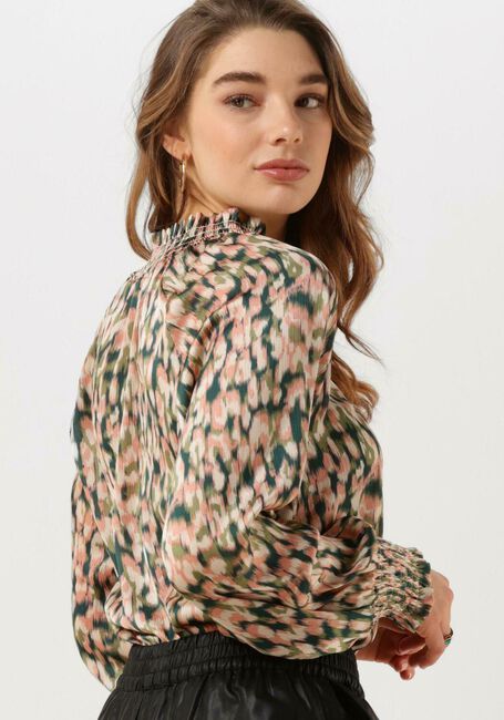 Grüne NEO NOIR Blusen STONE DREAMY LEO BLOUSE - large