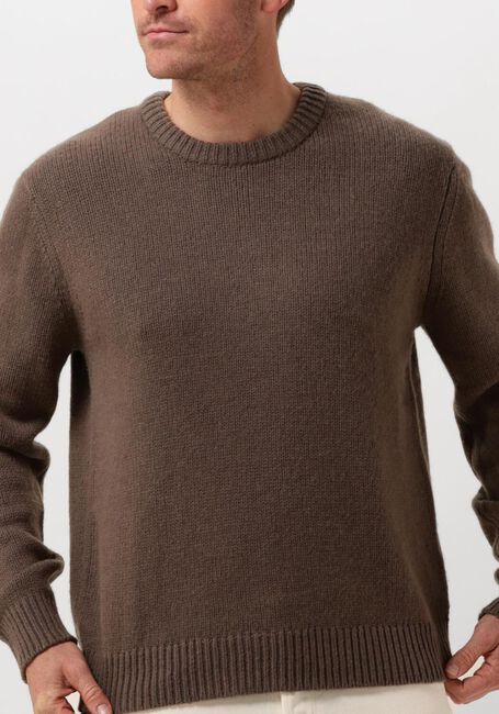 Braune SELECTED HOMME Pullover SLHCODY LS KNIT RELAXED CREW NECK - large