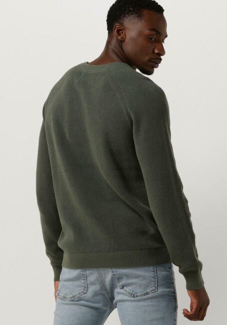 Dunkelgrün CALVIN KLEIN Sweatshirt BADGE EASY SWEATER - large