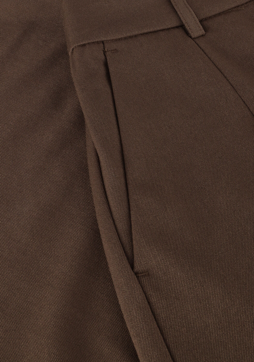 Braune OBJECT Weite Hose OBJLISA WIDE PANT - large