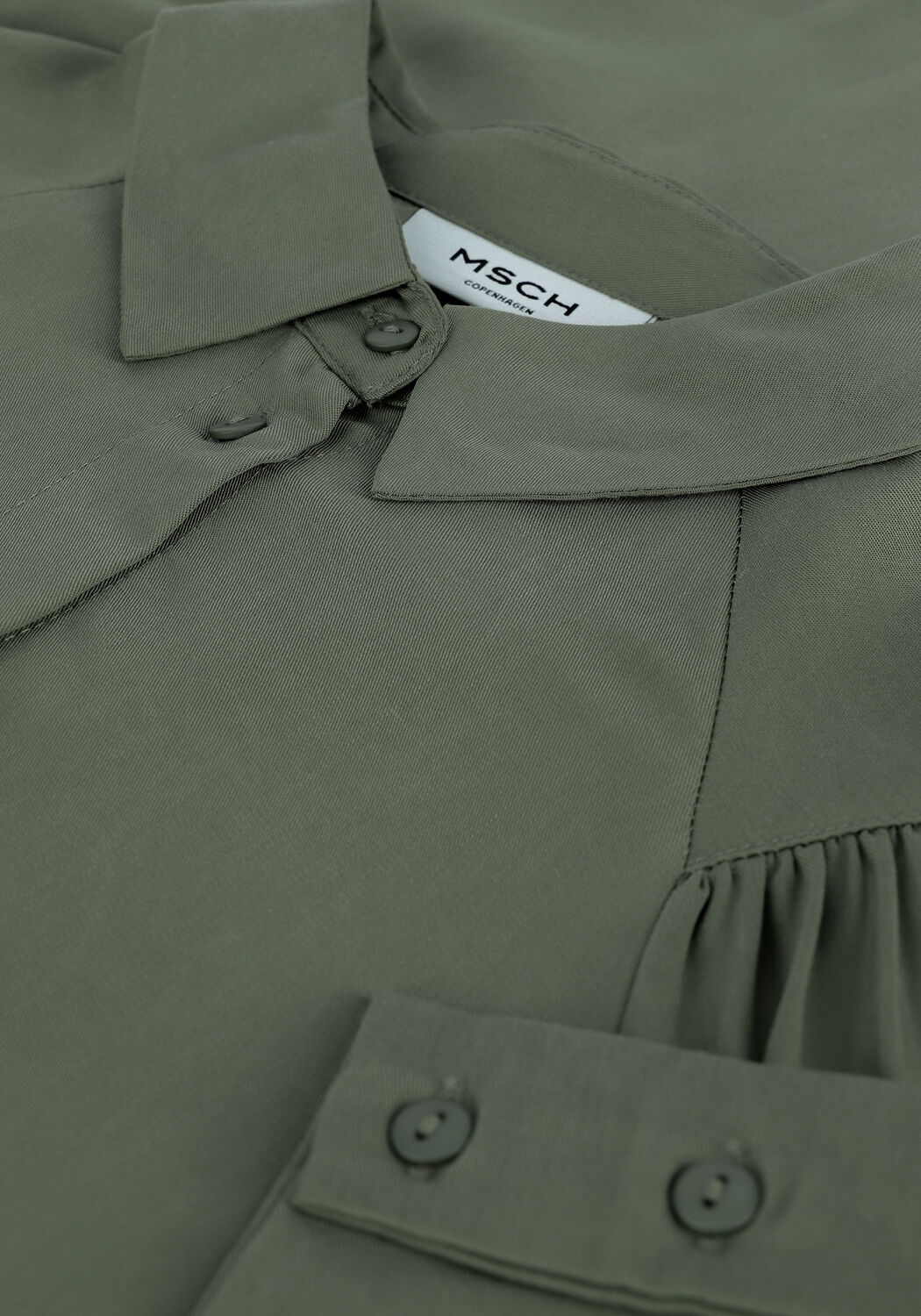 Gr&uuml;ne MSCH COPENHAGEN Blusen ALIVIA STEPHIE LS SHIRT - large