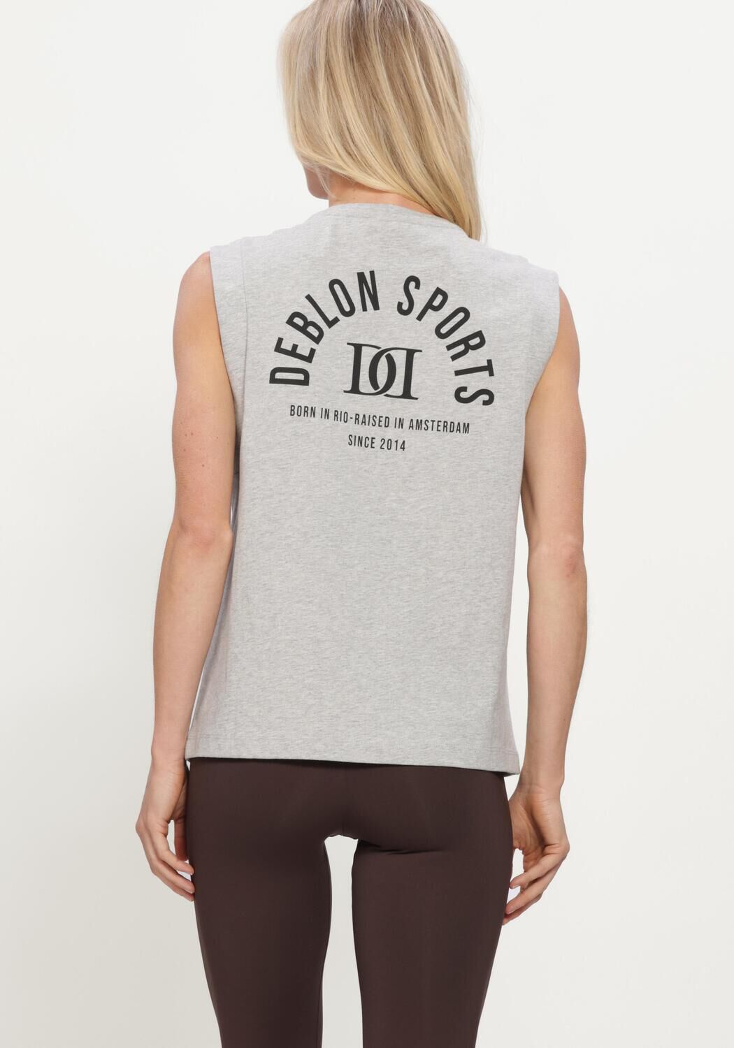 Graue DEBLON SPORTS Tanktops IONA T-SHIRT - large
