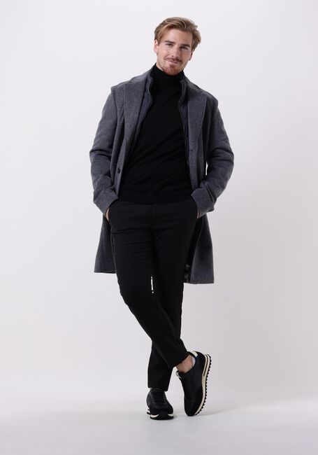 Schwarze BOSS BLACK Rollkragenpullover MUSSO-P - large