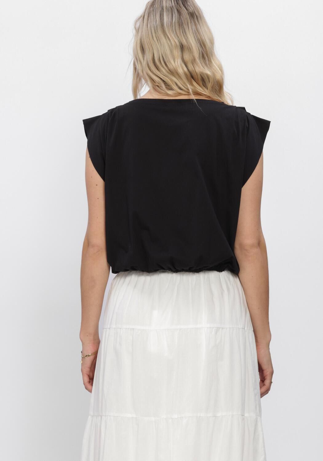 Schwarze SUNCOO T-shirt MARCHA - large