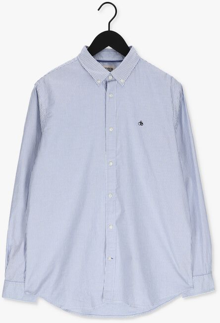 Blau/weiß gestreift SCOTCH & SODA Casual-Oberhemd REGULAR FIT SHIRT - large