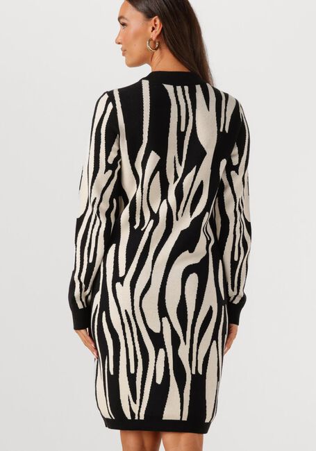 Mehrfarbige/Bunte OBJECT Minikleid OBJRAY L/S KNIT DRESS AOP - large