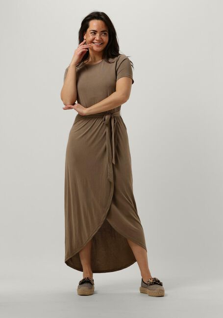 Braune OBJECT Midikleid OBJANNIE NADIA S/S DRESS - large