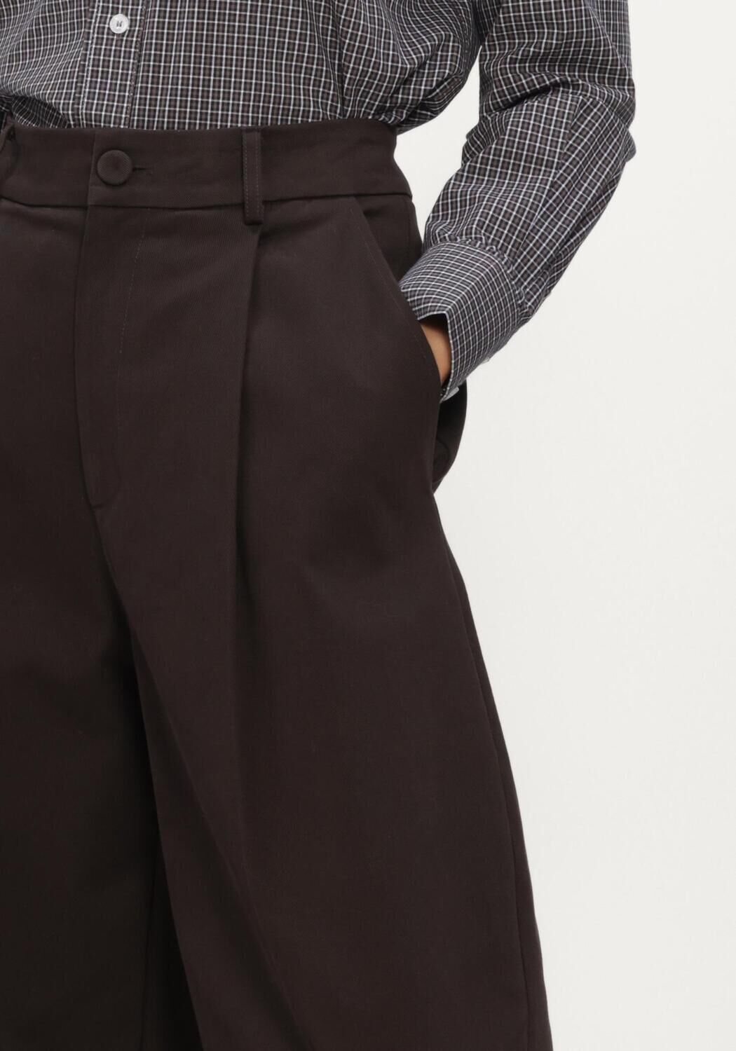 Braune JANICE Hose BARREL BALTI - large