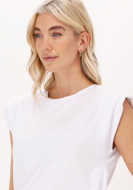 Weiße OBJECT T-shirt OBJSTEPHANIE JEANETTE S/S TOP - large