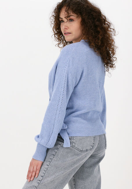 Hellblau OBJECT Strickjacke KILA L/S KNIT CARDIGAN - large