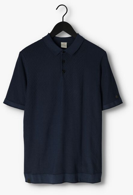 Dunkelblau CAST IRON Polo-Shirt SHORT SLEEVE POLO COTTON MODAL - large