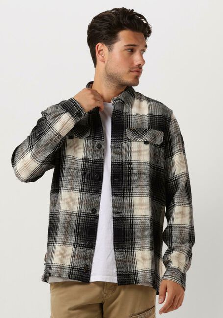 Graue PME LEGEND Overshirt LONG SLEEVE SHIRT HEAVY FLANEL YARNDYED CHECK - large