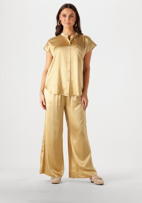 Goldfarbene GREEK ARCHAIC KORI Weite Hose 110092 - large