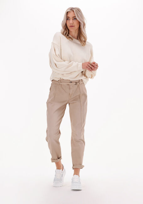 Braune SUMMUM Straight leg jeans TAPERED PANTS FINE TWILL - large