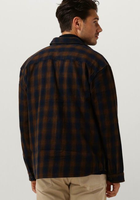 Braune SELECTED HOMME Overshirt SLHLOOSEMASON-FLANNEL OVERSHIRT W NOOS - large
