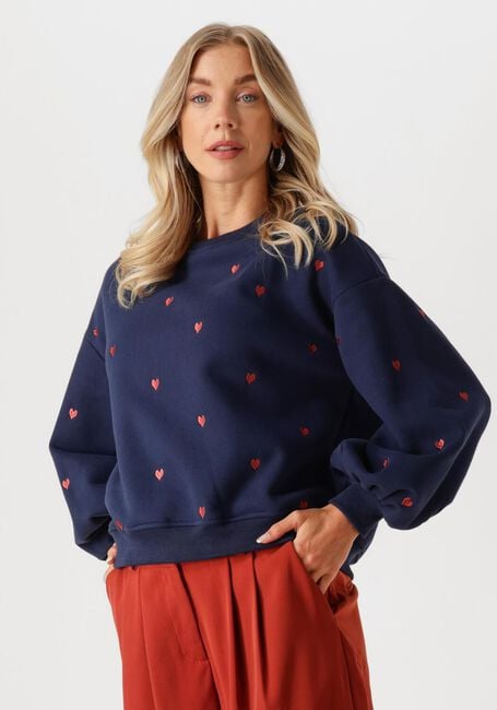 Dunkelblau YDENCE Pullover SWEATER HEARTS - large