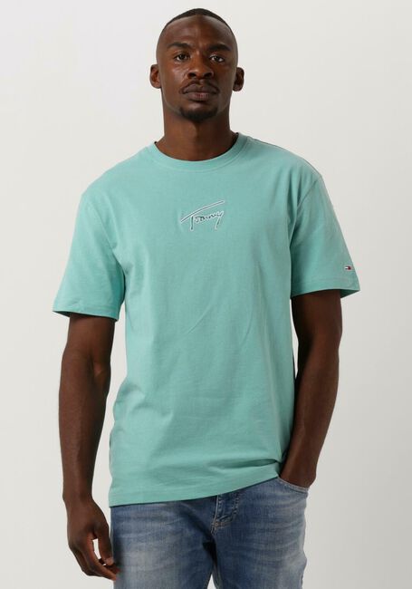 Hellblau TOMMY JEANS T-shirt TJM CLSC SIGNATURE TEE - large