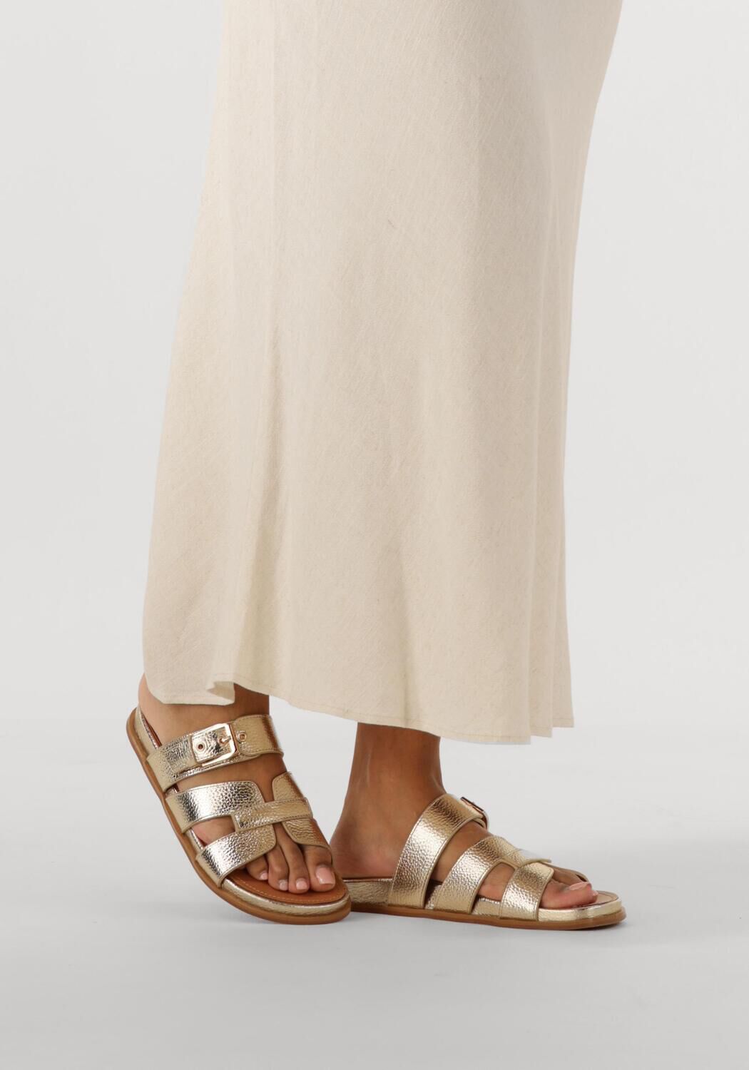 Goldfarbene STEFANO LAURAN Pantolette 89863 1661 - large