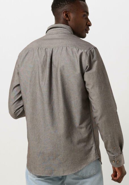 Braune ANERKJENDT Casual-Oberhemd AKLOUIS L/S LINEN SHIRT - large