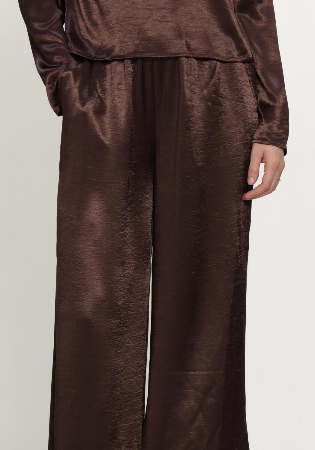 Braune AMAYA AMSTERDAM Weite Hose SYLVIE PANTS - large