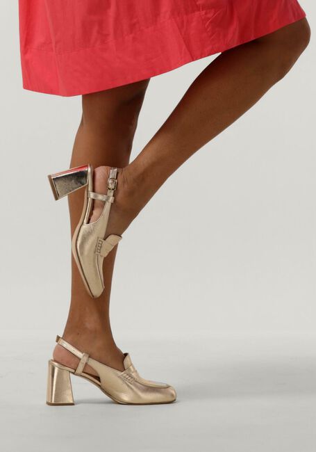 Goldfarbene NOTRE-V Slingbacks VK1096 - large