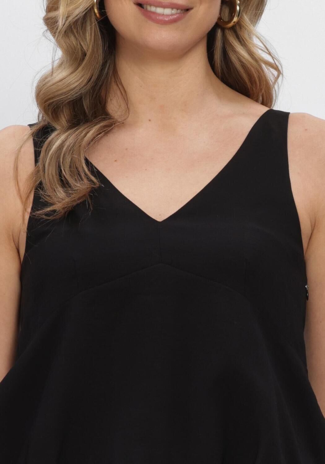 Schwarze EDITED Tops & T-shirts ZOJA PEPLUM TOP - large