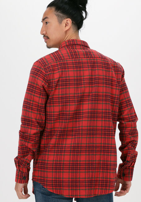 Rote DSTREZZED Casual-Oberhemd SHIRT WITH POCKETS INDIGO CHEC - large