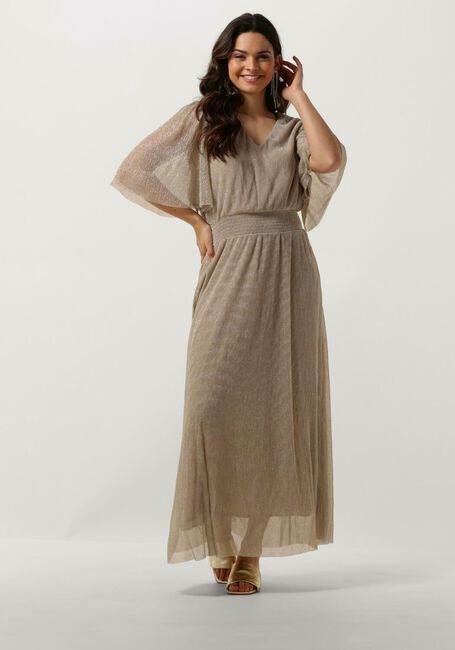 Beige MINUS Maxikleid MAVENA V-NECK MAXI DRESS - large