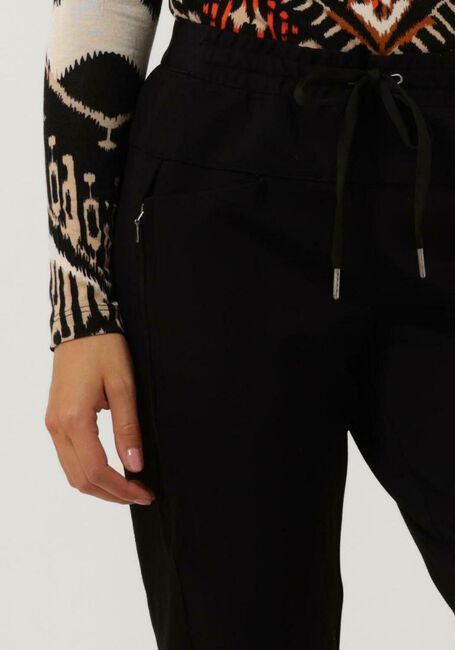 Schwarze SUMMUM Jogginghose TROUSERS SPORTY PUNTO MILANO - large
