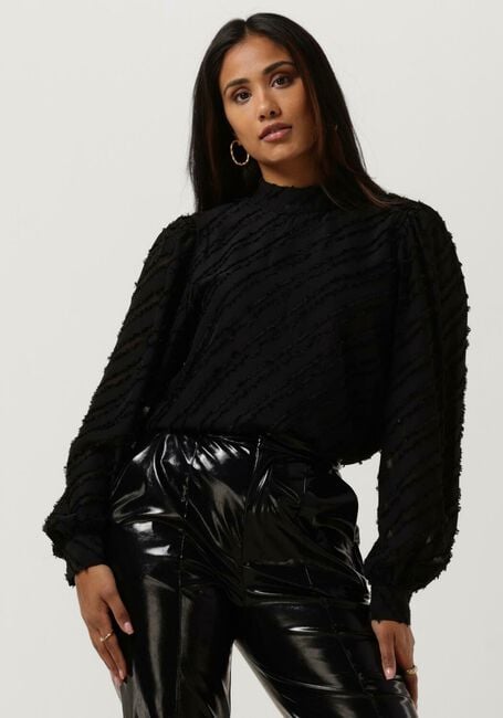 Schwarze MSCH COPENHAGEN Blusen MSCHKARELIA TOP - large