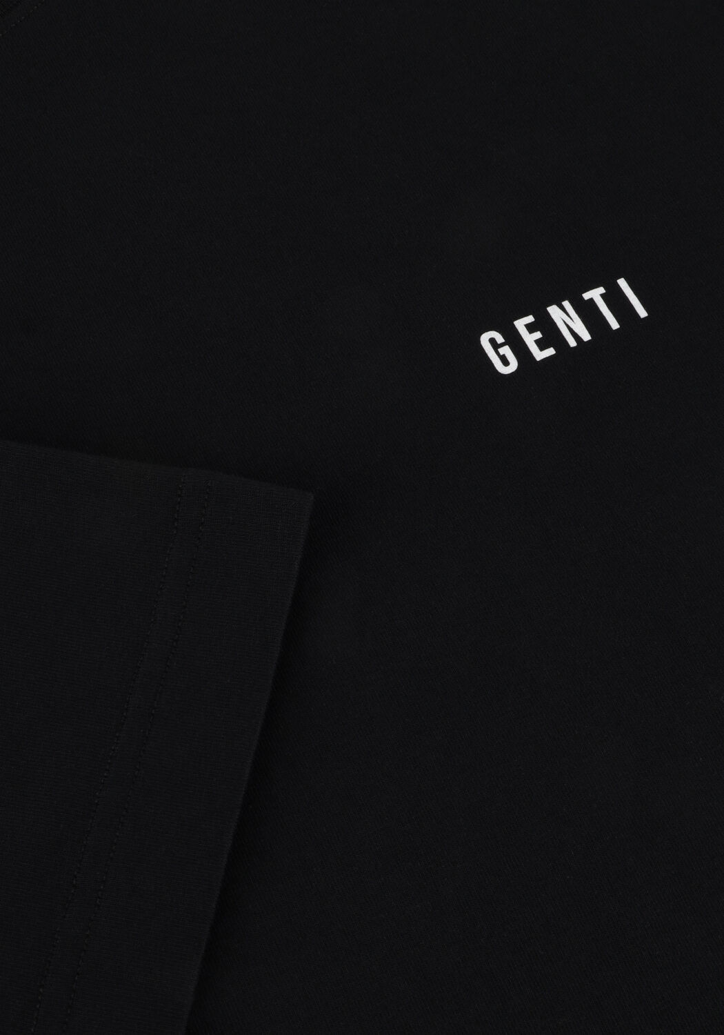 Schwarze GENTI T-shirt T-SHIRT SS J2040-1223 - large