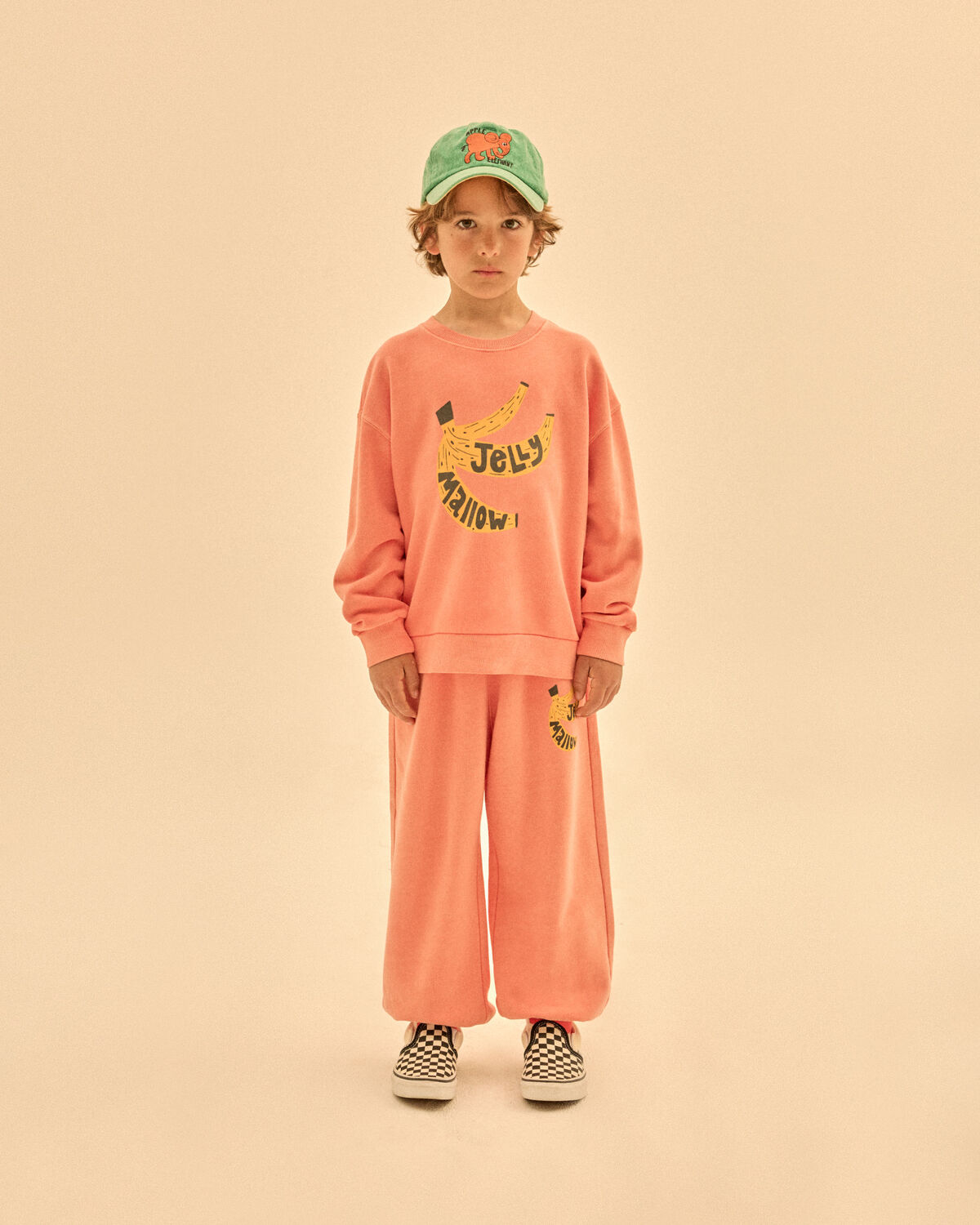 Jelly Mallow Sweatshirt BANANA PIGMENT SWEATSHIRT - large