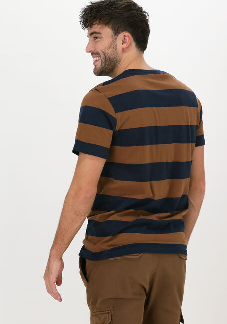 Dunkelblau SELECTED HOMME T-shirt SLHSILAS STRIPE SS O-NECK TEE  - large