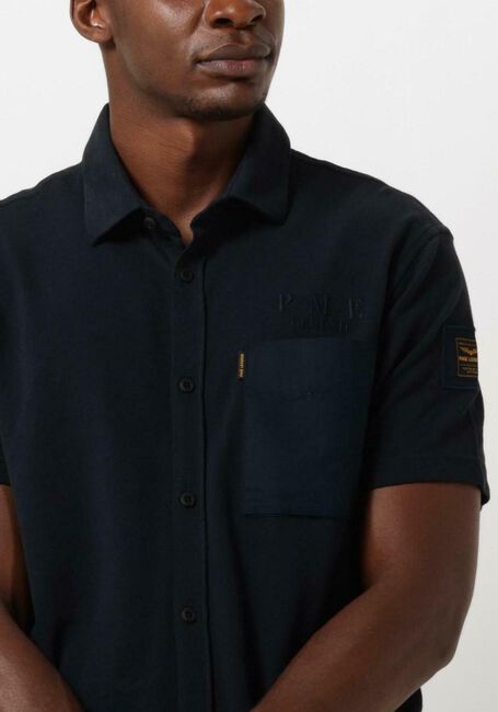 Blaue PME LEGEND Polo-Shirt SHORT SLEEVE SHIRT CTN JERSEY SLUB ABATE - large