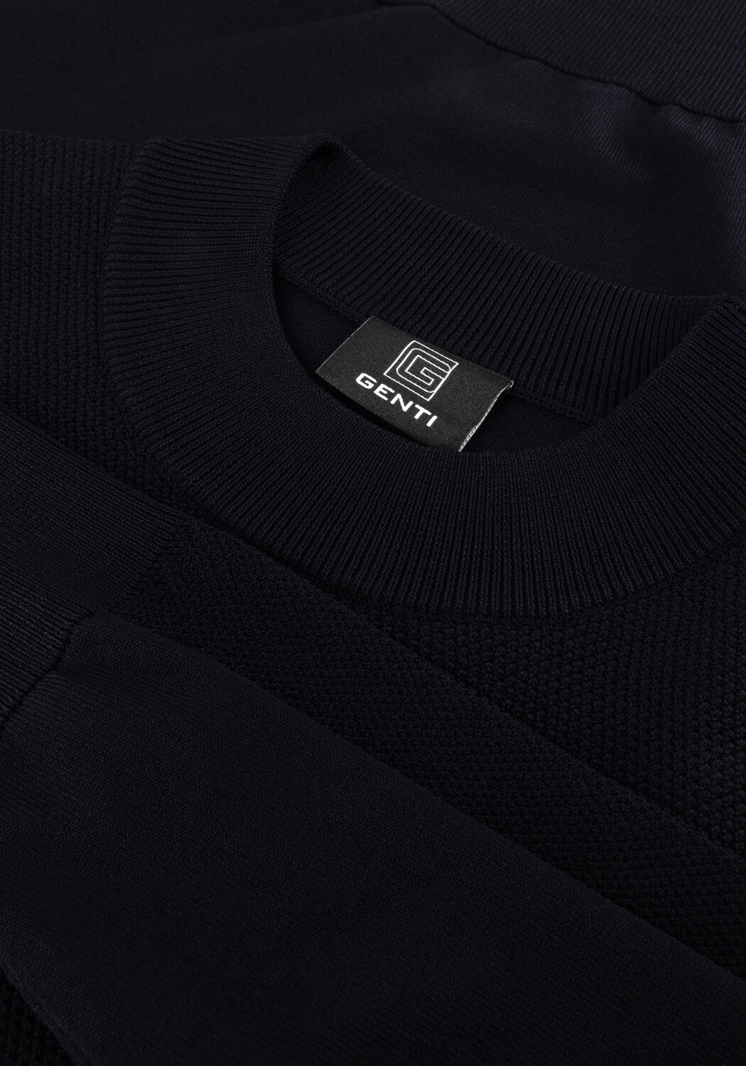 Dunkelblau GENTI Pullover TURTLE LS - large