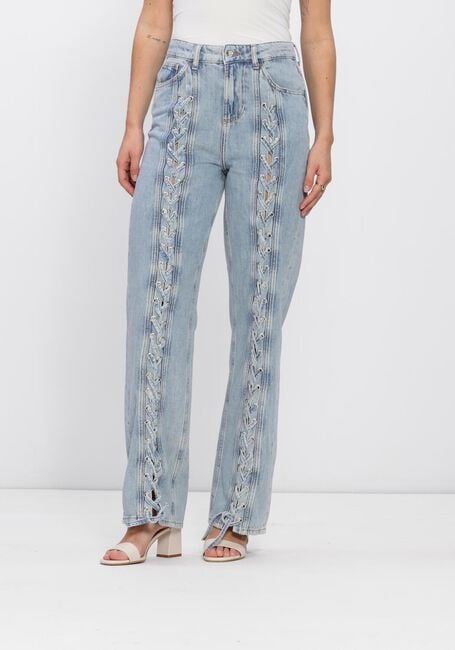 Hellblau LIU JO Straight leg jeans ECS PANT FLARE OCCHIELLI - large