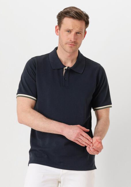 Dunkelblau MATINIQUE Polo-Shirt MASCOUT POLO STRIPE - large