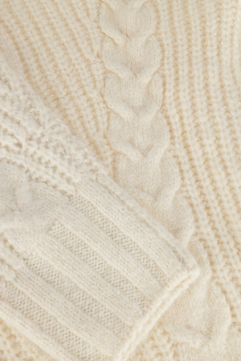 Creme SILVIAN HEACH Rollkragenpullover SWEATER CEZAR - large