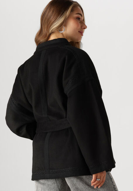Schwarze ANTIK BATIK Kimono WILLIAM KIMONO - large