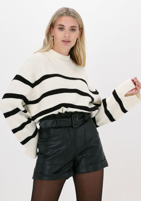 Nicht-gerade weiss NEO NOIR Pullover FRANI STRIPE KNIT BLOUSE - large
