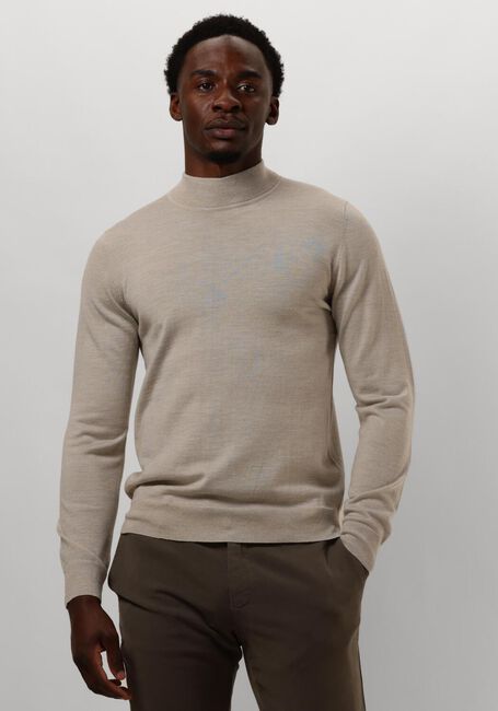 Beige PROFUOMO Pullover PULLOVER MOCK - large