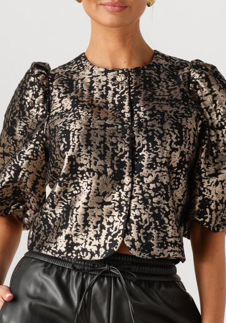 Goldfarbene FREEBIRD Minikleid DEANNA - large